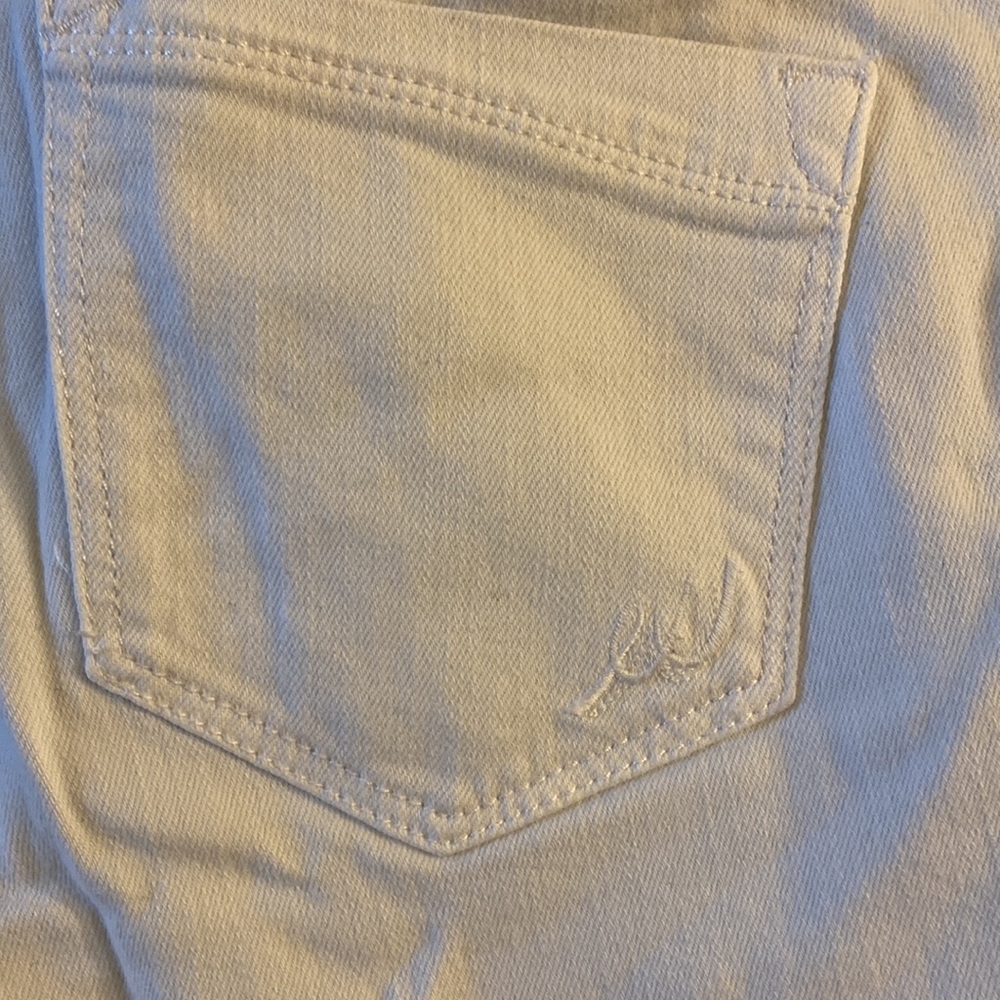 Express Mid Rise Legging White Jeans Size 2R - Picture 3 of 7